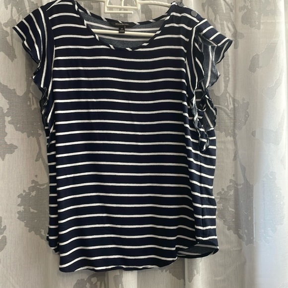 Banana Republic Tops - Banana Republic Navy and blue strip top size Medium